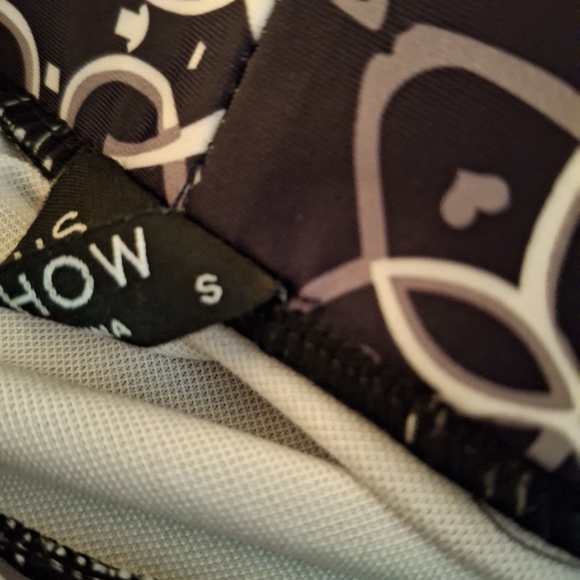 She Show Women's Black and White Floral Women's Skirt With Leggings - Picture 9 of 10